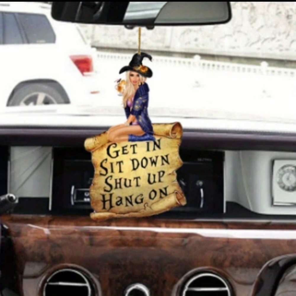 CAR interior decoratorion accessories sexy witch